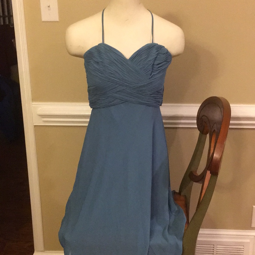 Prom/Bridesmaid dress real blue size 0